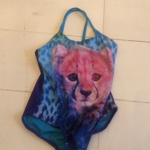 Girls one piece bathing suit